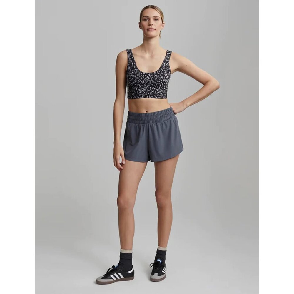Varley Kallin Running Shorts in Blue Turbulence XSmall New Womens Athletic - Picture 12 of 12